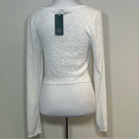 •new• WILD FABLE Sweetheart Long Sleeve Crop - Picture 6 of 9